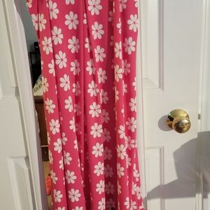 Floral Pink Maxi Dress